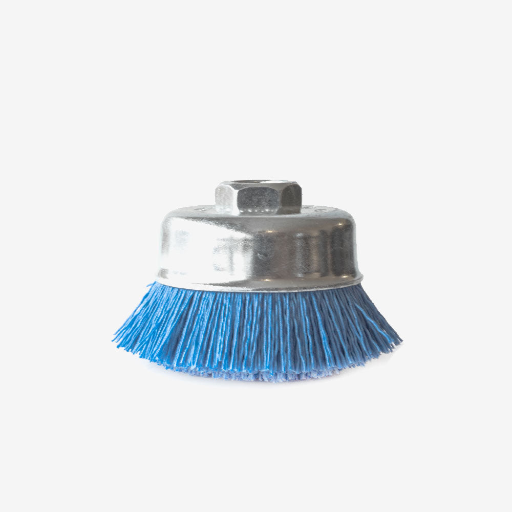High Quality Non Abrasive Nylon Cup Brush For Angle Grinder